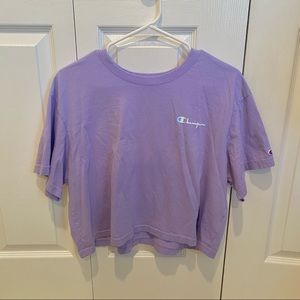 cropped champion tshirt